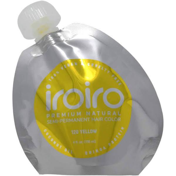 IROIRO Premium Natural Semi-Permanent Hair Color 120 Iro Yellow (8oz)