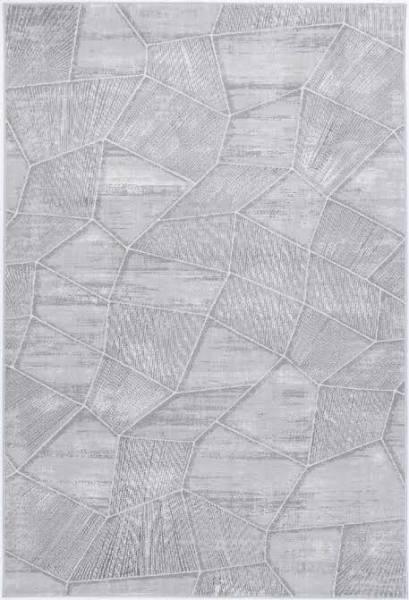 Isaiah Grey Tiled Geometric Rug, 290X200CM