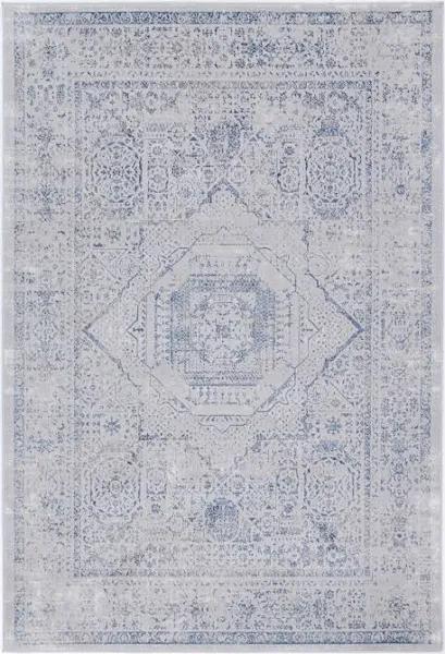 Isaiah Navy Traditional Rug, 300X80CM