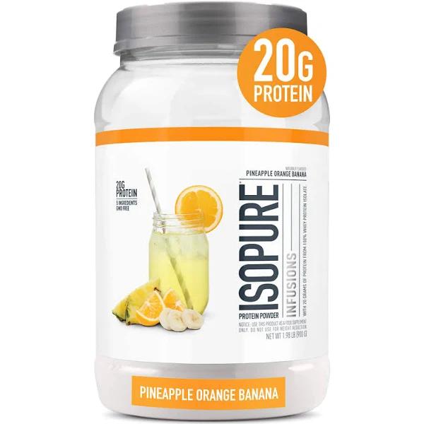 Isopure Protein Infusions - 36 Servings Pineapple Orange Banana
