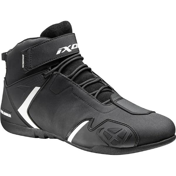 Ixon Gambler WP Motorcycle Shoes, black-white, Size 45