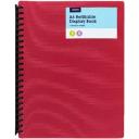 J.Burrows 20 Pocket Refillable Display Book Clear