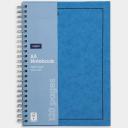 J.Burrows A4 Hard Cover Pressboard Notebook Black
