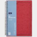 J.Burrows A4 Hard Cover Pressboard Notebook Black