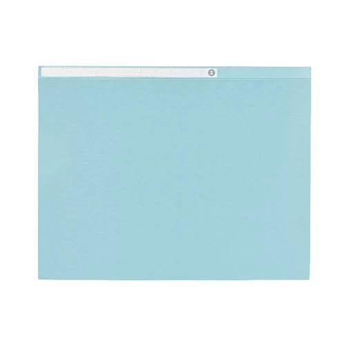 J.Burrows A4 Heavy Duty Document Wallet With Full Flap Blue