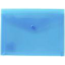 J.Burrows Document Wallet A5 Button Closure Blue