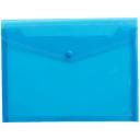 J.Burrows Document Wallet A5 Button Closure Blue