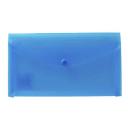 J.Burrows Document Wallet DL Button Closure Blue