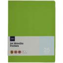 J.Burrows Manila Folder A4 Lime 25 Pack