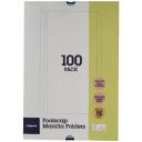 J.Burrows Manila Folder Foolscap Green 100 Pack