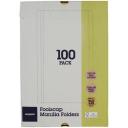 J.Burrows Manila Folder Foolscap Red 100 Pack