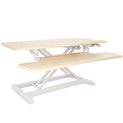 J.Burrows Matrix Sit-Stand Desk Large Oak/White