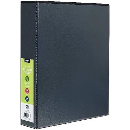 J.Burrows Recycled Insert Binder A4 4 D-Ring 38mm Black