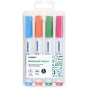 J.Burrows Whiteboard Markers Bullet Pastels 4 Pack