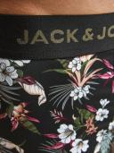 Jack & Jones 3 Pack Trunks with Floral Print in Black