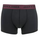 Jack & Jones 3 Pack Trunks with Floral Print in Black
