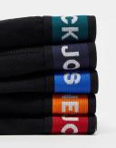 Jack & Jones 5 Pack Boxer Briefs in multi-Orange