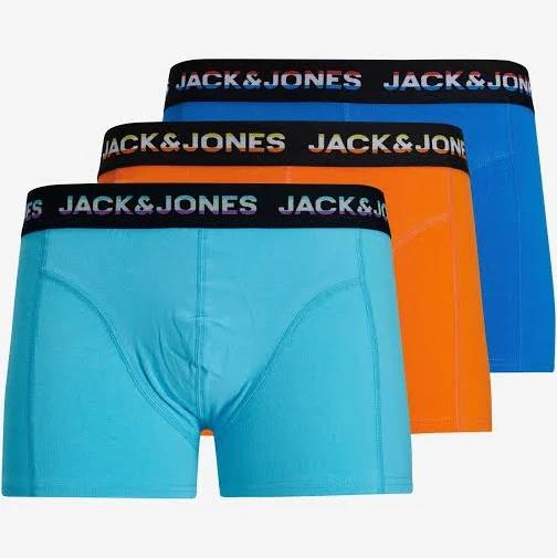 Jack & Jones 5 Pack Boxer Briefs in multi-Orange