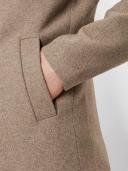 Jack & Jones Moulder Wool Coat in Greige Grey XL