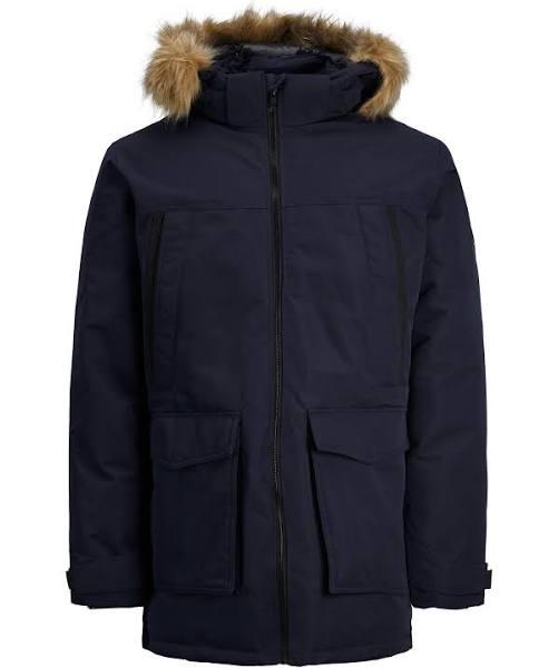 Jack & Jones Craft Parka in Navy Blazer Navy XXL