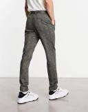 Jack & Jones Intelligence Marco Slim Fit Smart Pants in Brown Check