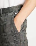 Jack & Jones Intelligence Marco Slim Fit Smart Pants in Brown Check