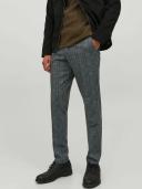 Jack & Jones Intelligence Marco Slim Fit Smart Pants in Brown Check