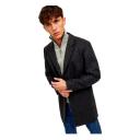 Jack & Jones Moulder Wool Coat in Dark Grey Slate XL