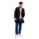 Jack & Jones Moulder Wool Coat in Dark Grey Slate XL