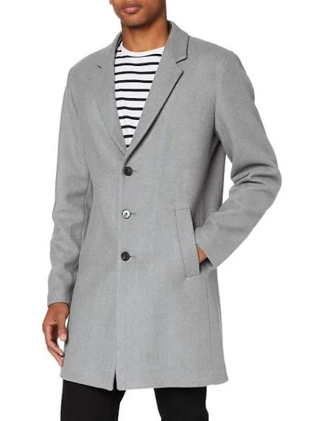Jack & Jones Coat Emoulder Grey L Man