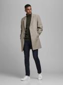 Jack & Jones Moulder Wool Coat in Greige Grey M
