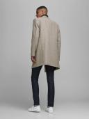 Jack & Jones Moulder Wool Coat in Greige Grey M