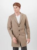 Jack & Jones Moulder Wool Coat in Greige Grey S