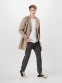 Jack & Jones Moulder Wool Coat in Greige Grey S