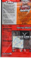 Jack Link's Beef Jerky, Sweet & Hot, 3.25-Ounce Bags (Pack of 4)