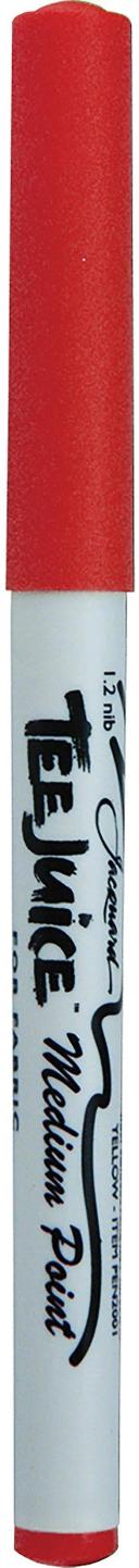 Jacquard Tee Juice Fabric Art Markers - Fine Point Red