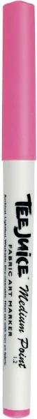 Jacquard Tee Juice Medium Point Fabric Marker - Pink