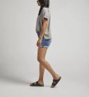JAG JEANS Alex Distressed Boyfriend Denim Shorts Atlantic Blue