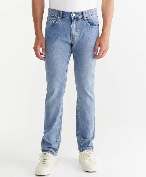 Jag Men's Slim Stan Jeans in Light Denim Blue Size 34
