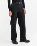 Jag Women's Stretch Twill Casual Pants in Black Size L