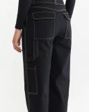 Jag Women's Stretch Twill Casual Pants in Black Size L
