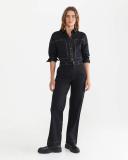 Jag Women's Stretch Twill Casual Pants in Black Size L