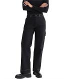 Jag Women's Stretch Twill Casual Pants in Black Size L