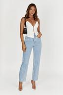 Janayia Pointed Corset Top | White