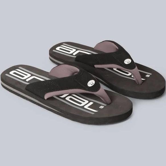 Jekyl Mens Recycled Flip-flops - Charcoal