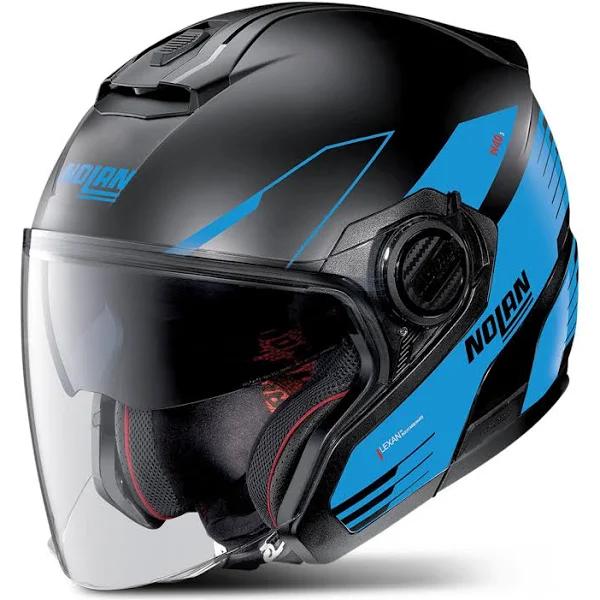 Jet Helmet Nolan N40-5 Zefiro N-COM 37 Flat Black Size:XL