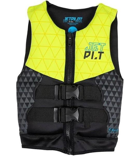 Jetpilot Cause Jr L50 Life Jacket 2023 - Yellow Level 50 | Neo Vests