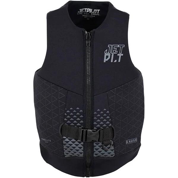 Jetpilot Cause S-Grip Mens Life Jacket 2023 - Black | Neo Vests