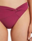 Jets Jetset Twist Front Bikini Bottom , Orchid , Size 14