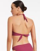 Jets Jetset Twist Front Bikini Bottom , Orchid , Size 14